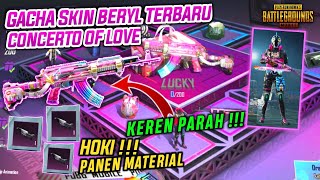 Keren Parah ! Gacha Beryl Concerto of Love PUBG mobile | New Lucky Spin PUBG | New m762 Skin PUBG