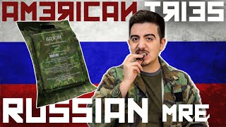 American Tries RUSSIAN MRE