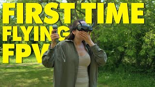 BEST Drone to Start FPV With? Wife Tries Flying FPV!