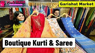 Pure Cotton Boutique Kurti & Traditonal Silk Saree // Wholesale & Retail || PINQ HAZEL - Gariahat