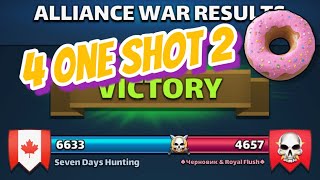 Seven Days Hunting 7DH vs Черновик & Royal Flush - OCT 17 Savaş ⚔️ Empires and Puzzles Alliance War