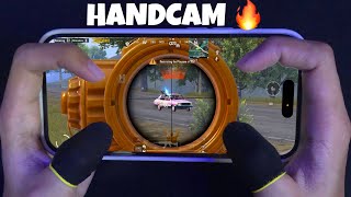 120 FPS + 20 PING😈 HANDCAM iPhone 14 Pro 🔥 PUBG Mobile