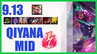 Qiyana Mid Ranked Challenger Build 9.13 - KR Diamond 2