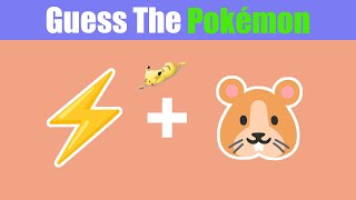 Can You Guess the Pokemon by Emojis 🔥⚡| Pokemon Quiz (Gen1)