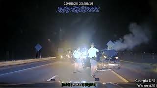 Suspects With AK-47  Attempt to Flee Georgia State Patrol | Trooper Wastes No Time With PIT