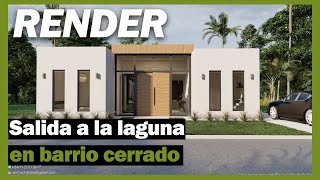 Render CASA moderna L364  🏡😍 Diseño y Construcción de casas