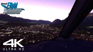 Flight Simulator 2023 | A320-200 | SPECTACULAR NIGHT GRAPHICS Landing At Innsbruck Airport