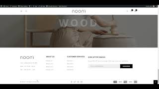 Nooni - Add Footer