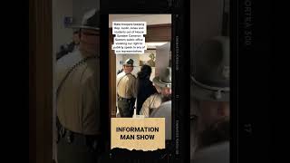 Justin Jones State Troopers Trying To Keep Rep. Jones And Kids Out Of A Public Office Tennessee