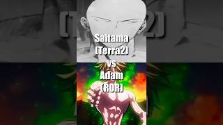 | Saitama vs Adam |#shorts #anime #viral #saitama #ragnarok #adam