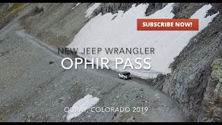 Jeep Wrangler on Ophir Pass 2019