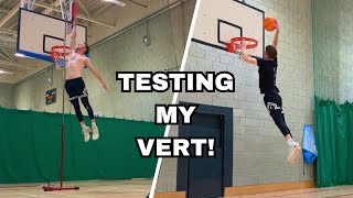 TESTING MY VERTICAL JUMP! Plus My Best EVER One Handers?