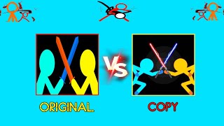 SUPREME DUELIST STICKMAN 🇷🇺 ORIGINAL vs COPY 🇧🇷 #stickman #gaming #animation #fun @alanbecke