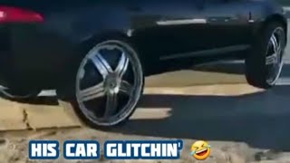 Car glitch causes accident‼️😭🚘 wtf video