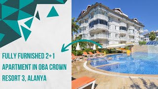 Вторичная меблированная квартира в Oba Crown Resort 3, Алания – TERRA Real Estate ®