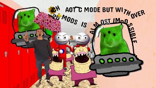 BALDI BASICS PLUS CHAOS MODE WITH 20+ MODS IS ALMOST IMPOSSIBLE...