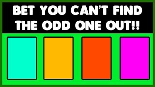 Can you find the odd one out? - IQ test - Eye test