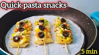 New Snacks Recipe | Quick Snacks Recipe | Cheesy Pasta Sticks |