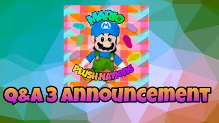 THE MARIO PLUSH NATIONS Q&A 3 ANNOUNCEMENT! Leave questions in the comments!