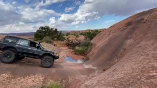 Toyota FJ80 80 Series Land Cruiser on 42's @ Moab Poison Spider's Launchpad