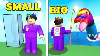 I catch BIG rare fish on Roblox Fisch UPDATE