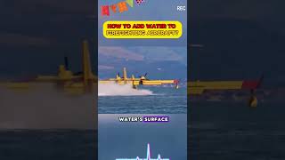 How to add water to firefighting aircraft