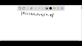 Decide whether each relation defines a function. See Example I. {(5,1),(3,2),(4,9),(7,8)}