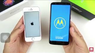 Iphone se vs moto g6 || speed test! ||