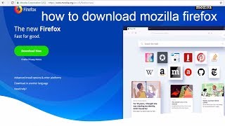 how to download mozilla firefox | How to download Mozilla Firefox (latest version) by Nurul Alam