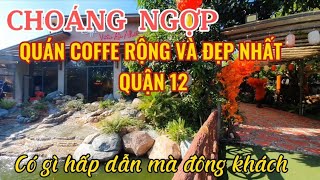 QUÁN CÀ PHÊ HAY CÔNG VIÊN THU NHỎ - Có gì mà hấp dẫn |Gia đình A Quắn #coffee #shorts