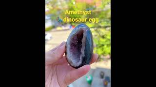 Amethyst dinosaur egg,Beautiful, #crystal #quartz #amethyst #shorts