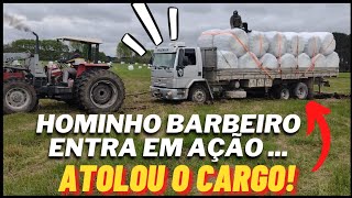 Tivemos que usar o MF 292💪 para desatolar o cargo, depois da barberice do hominho barbeiro!!!😂😂