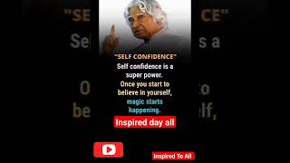 🔥 Self confidence... quotes of APJ Abdul kalam sir 💖✨#apjabdulkalam #shortvideo #shorts