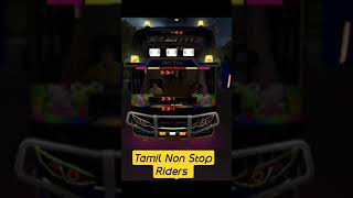 Tamil Non Stop Riders Group Full Led Lights Settings Bussid Gaming #Shorts