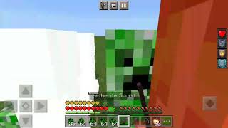 Minecraft Survival creeper mode