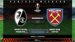 FREIBURG vs WEST HAM Prediction UEFA Europa League 2024 [4K60] FIFA23 #fifa #soccer #uel