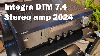 Integra DTM 7.4 Networking integrated stereo amplifier with 4 HDMIs 2.1