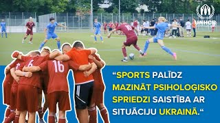 UNITY EURO Cup turnīra komanda no Latvijas: bēgļi atgūst sajūtu par normālu dzīvi, spēlējot futbolu