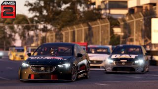 AMS2 | VR | Morning race in a modded V8 Supercar at Adelaide |