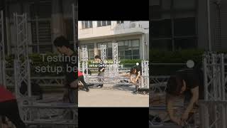 How to build a roof truss for event and party ?