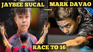 JAYBEE SUCAL vs. MARK DAVAO | RACE TO 16