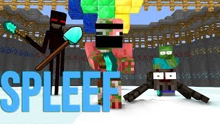 MONSTER SCHOOL : SPLEEF CHALLENGE - Minecraft Animations