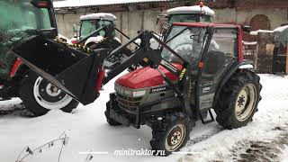 Минитрактор Yanmar AF30 и кун Landformer