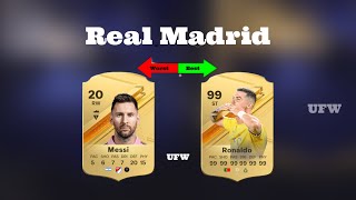 Worst and Best FIFA Cards | Real Madrid Extended Editions.  #fifa #eafc24 #worst #best #realmadrid