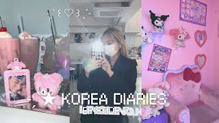 ⋆˙KOREA DIARIES⟡.💿🎀 solo traveling, hello kitty cafe, thence store, kpop #seoul #travel #koreavlog