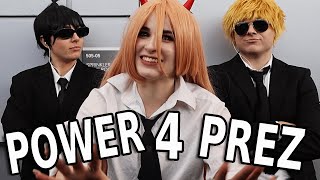 vote power for president 2024 - chainsaw man crack @ anime nyc