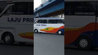 Bus Laju Prima||Exit Tol Cikarang Barat #busmania #shortvideo #bus