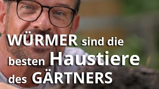 Der WURM ist das BESTE HAUSTIER des GÄRTNERS