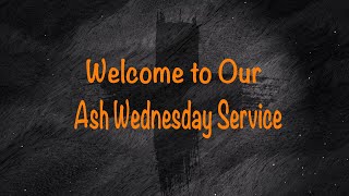 “Ash Wednesday" | Rev. Melvin Boone