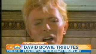 David Bowie Australian News Excerpts 10 - 11 /1/16 RIP 09